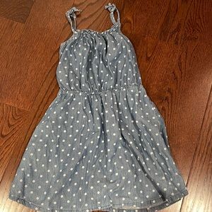 Harper Canyon polka dot chambray dress